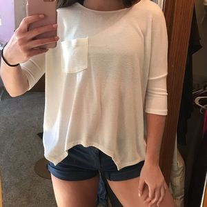 Soft and sexy half sleeve sweater